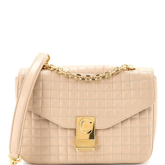 Celine C Bag Quilted Leather Medium