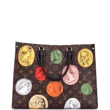 Louis Vuitton OnTheGo Tote Limited Edition Fornasetti Cameo Monogram Canvas MM