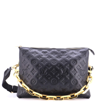 Louis Vuitton Coussin Bag Monogram Embossed Lambskin MM