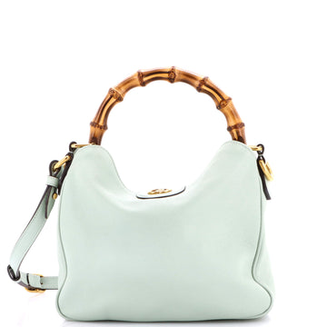 Gucci Diana NM Bamboo Shoulder Bag Leather Small