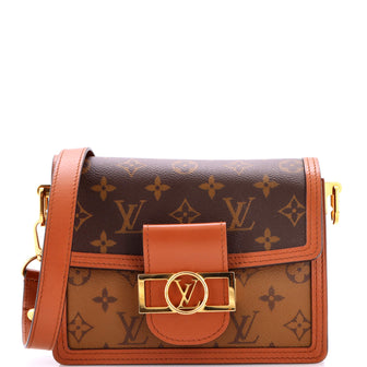 Louis Vuitton Dauphine Shoulder Bag Reverse Monogram Canvas Mini
