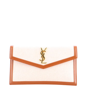 Saint Laurent Uptown Pouch Printed Canvas