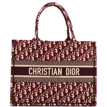 Christian Dior Book Tote Oblique Canvas Medium