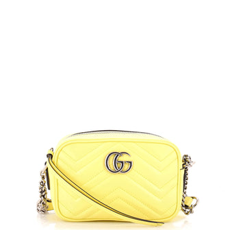 Gucci GG Marmont Shoulder Bag Matelasse Leather Mini