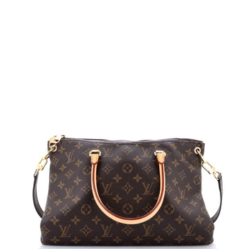 Louis Vuitton Pallas Tote Monogram Canvas with Leather