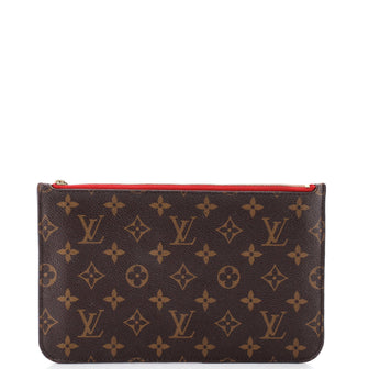 Louis Vuitton Neverfull Pochette Monogram Canvas Large