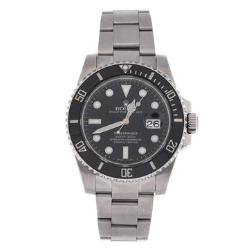 Rolex Oyster Perpetual Submariner Date Automatic Watch Stainless Steel and Cerachrom 40