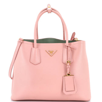 Prada Cuir Double Tote Saffiano Leather Medium