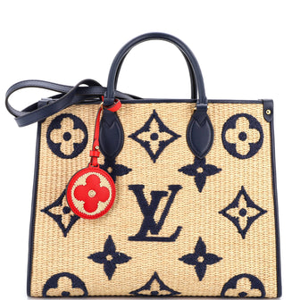 Louis Vuitton OnTheGo Tote Monogram Giant Raffia MM