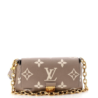 Louis Vuitton Favorite NM Handbag Bicolor Monogram Empreinte Giant