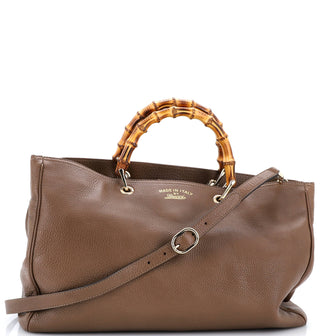 Gucci Bamboo Shopper Tote Leather Large