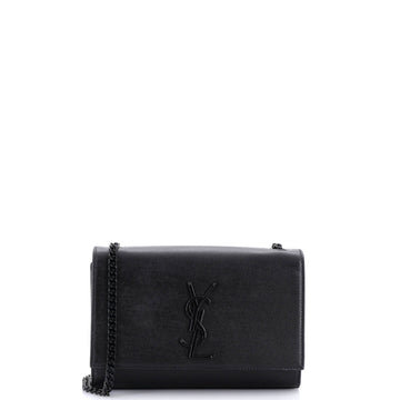 Saint Laurent Classic Monogram Crossbody Bag Grainy Leather Small