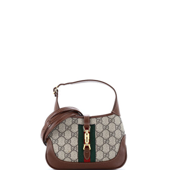 Gucci Jackie 1961 Hobo GG Coated Canvas Mini
