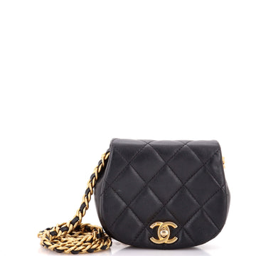 Chanel Coco Mail Clutch with Chain Quilted Calfskin Mini