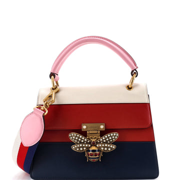Gucci Queen Margaret Top Handle Bag Colorblock Leather Small