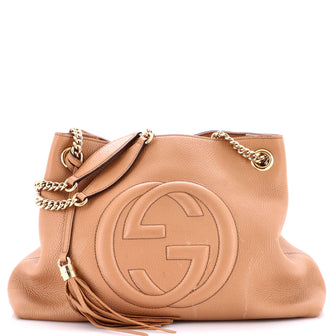 Gucci Soho Chain Strap Shoulder Bag Leather Medium