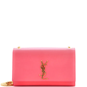 Saint Laurent Classic Monogram Crossbody Bag Grainy Leather Medium