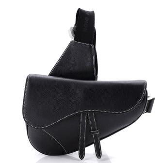 Christian Dior Saddle Crossbody Bag Leather