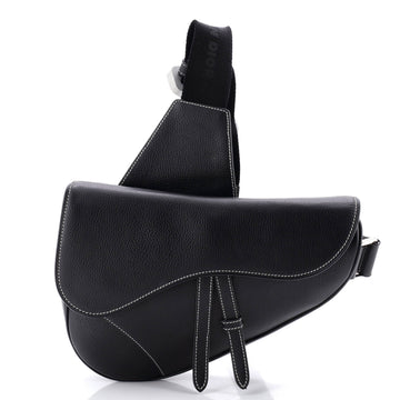 Christian Dior Saddle Crossbody Bag Leather
