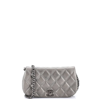 Chanel Coco Mail Clutch with Chain Quilted Calfskin