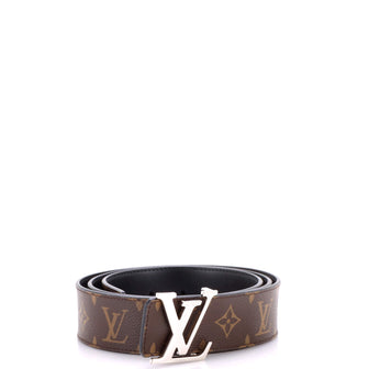 Louis Vuitton LV Initiales Reversible Belt Monogram Canvas and Leather Wide