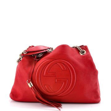 Gucci Soho Chain Strap Shoulder Bag Leather Medium