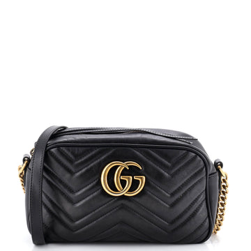 Gucci GG Marmont Shoulder Bag Matelasse Leather Small
