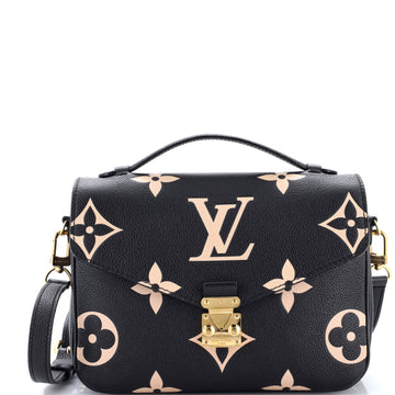 Louis Vuitton Pochette Metis Bicolor Monogram Empreinte Giant