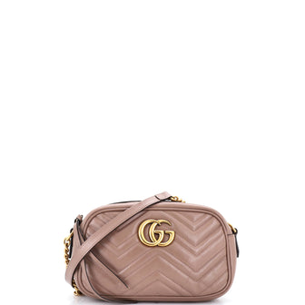 Gucci GG Marmont Shoulder Bag Matelasse Leather Small