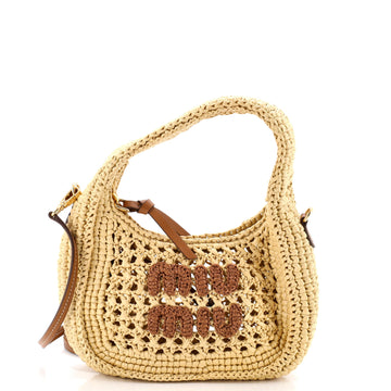 Miu Miu Wander Hobo Crochet Mini
