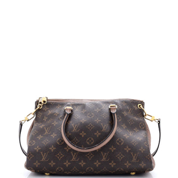 Louis Vuitton Pallas Tote Monogram Canvas with Leather BB