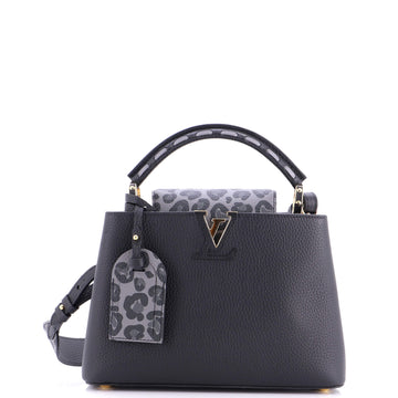 Louis Vuitton Capucines Bag Wild at Heart Leopard Print Taurillon Leather BB