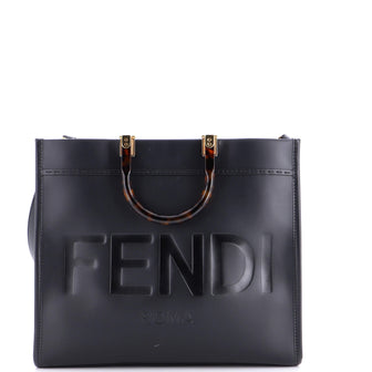 Fendi Sunshine Shopper Tote Leather Medium
