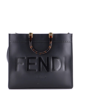 Fendi Sunshine Shopper Tote Leather Medium