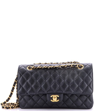 Chanel Classic Double Flap Bag Quilted Caviar Medium