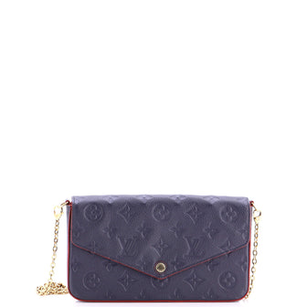 Louis Vuitton Felicie Pochette Monogram Empreinte Leather