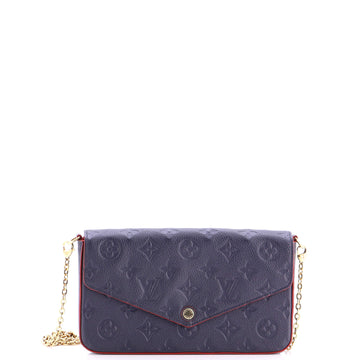 Louis Vuitton Felicie Pochette Monogram Empreinte Leather