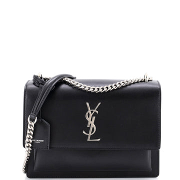 Saint Laurent Sunset Crossbody Bag Leather Medium