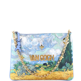 Louis Vuitton Pochette Clutch Limited Edition Jeff Koons Van Gogh Print Canvas