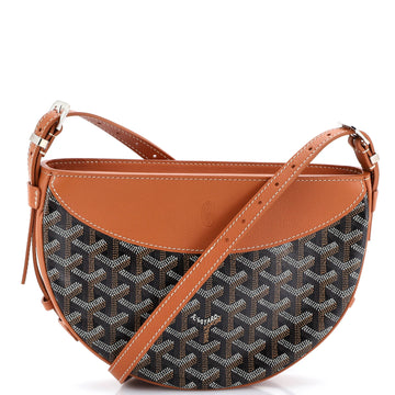 Goyard Hirondelle Shoulder Bag Coated Canvas and Leather
