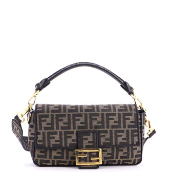 Fendi Baguette NM Bag Zucca Canvas Medium