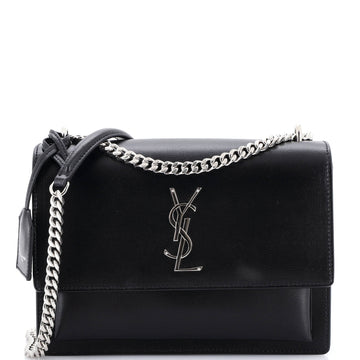 Saint Laurent Sunset Crossbody Bag Leather Medium