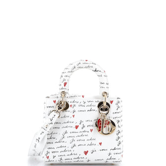 Christian Dior DiorAmour My ABCDior Lady Dior Bag Printed Leather Small