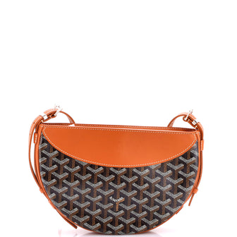 Goyard Hirondelle Shoulder Bag Coated Canvas and Leather