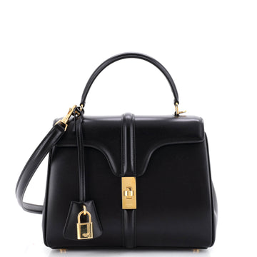 Celine 16 Top Handle Bag Smooth Calfskin Small