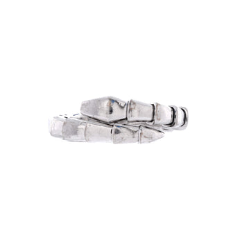 Bvlgari Serpenti Viper One-Coil Ring 18K White Gold