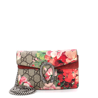 Gucci Dionysus Bag Blooms Print GG Coated Canvas Super Mini