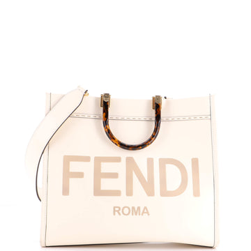 Fendi Sunshine Shopper Tote Leather Medium