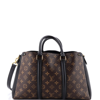 Louis Vuitton Soufflot Tote Monogram Canvas with Leather MM