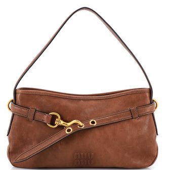 Miu Miu Aventure Shoulder Bag Leather Regular